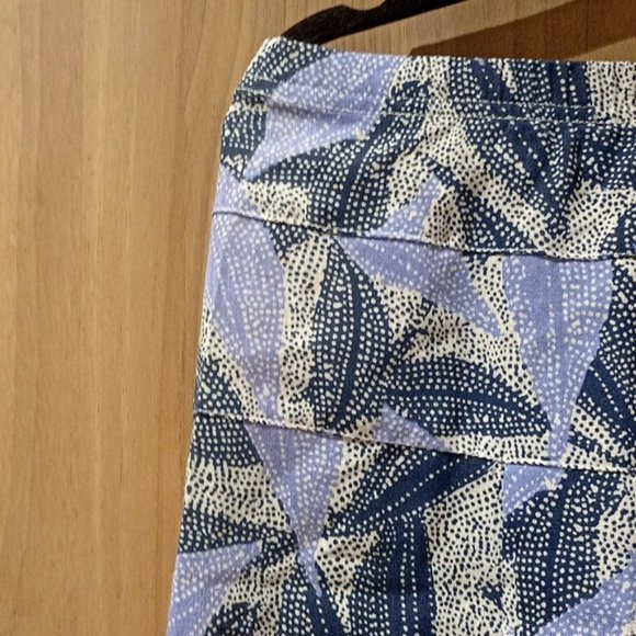 BLACK PEPPER Meadow Leaf Print Mauve High Waisted Midi Skirt - Picture 3 of 6